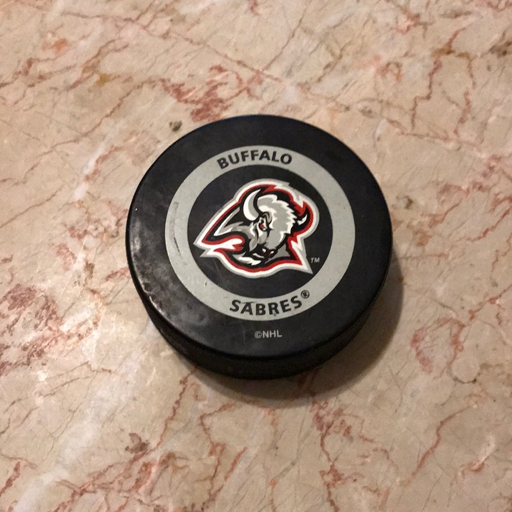 Buffalo Sabres hockey puck